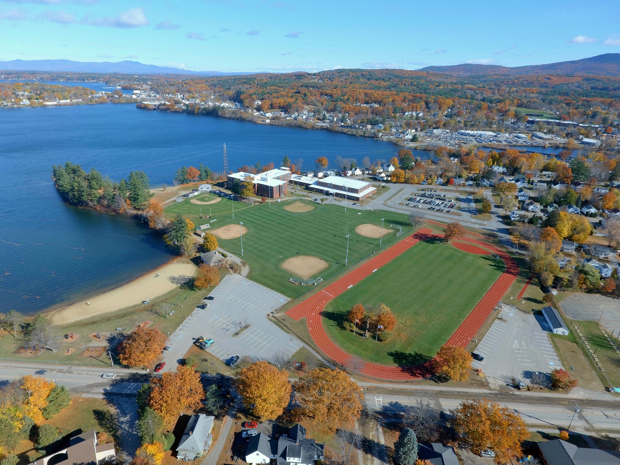 Overhead view of Opechee Park - photo compliments of Allan Luther