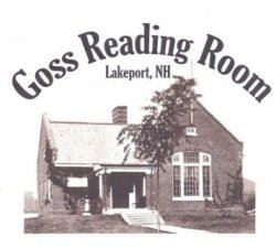 Septia photo of the outside of the Goss Reading Room