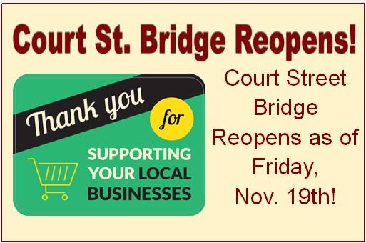 Court St. Bridge Reopens