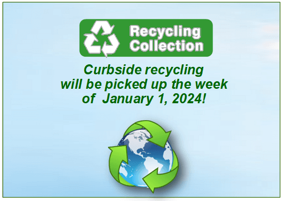 Recycling Pickup Week