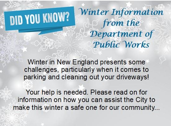 Winter Information from DPW