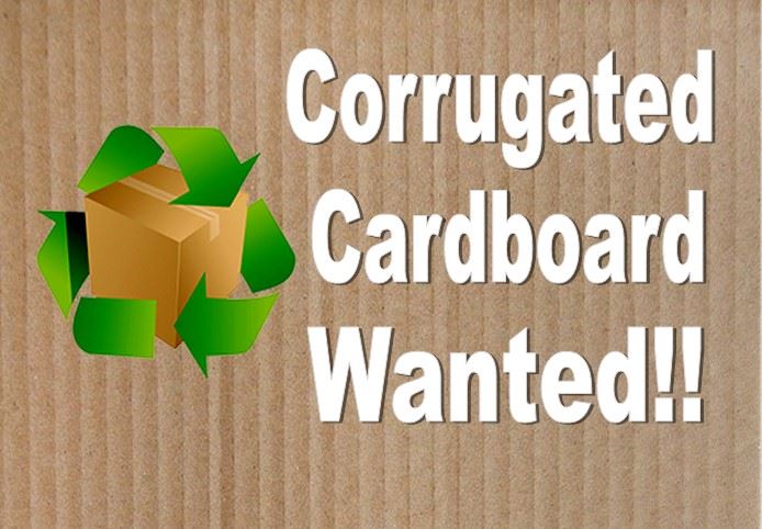 Corrugated Cardboard Wanted