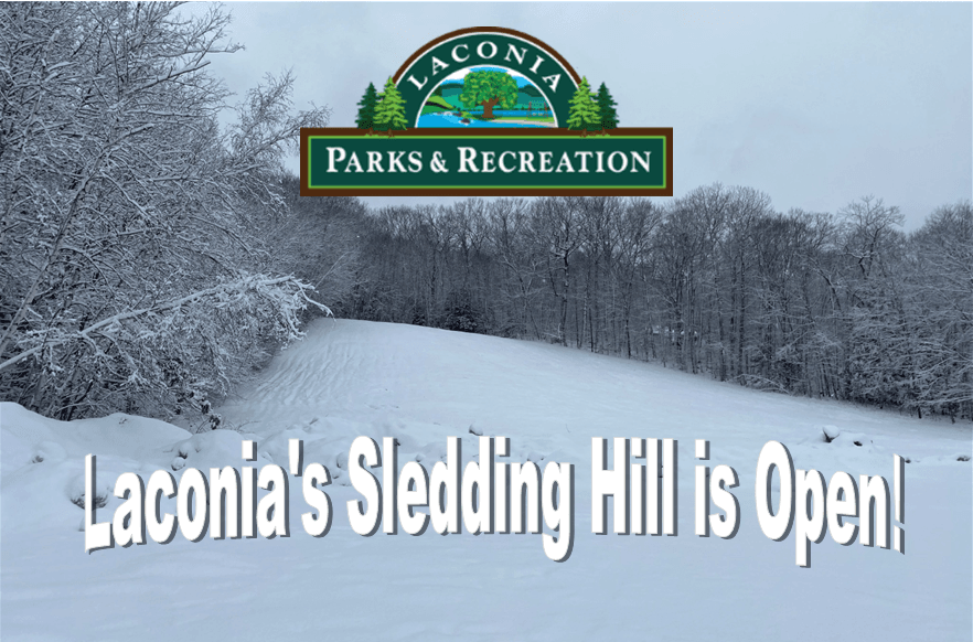 Sledding Hill is open