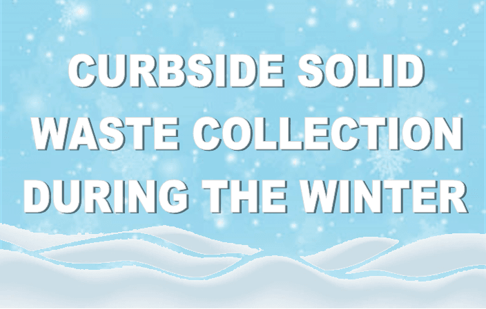 Winter Placement of Trash and Recycling Containers