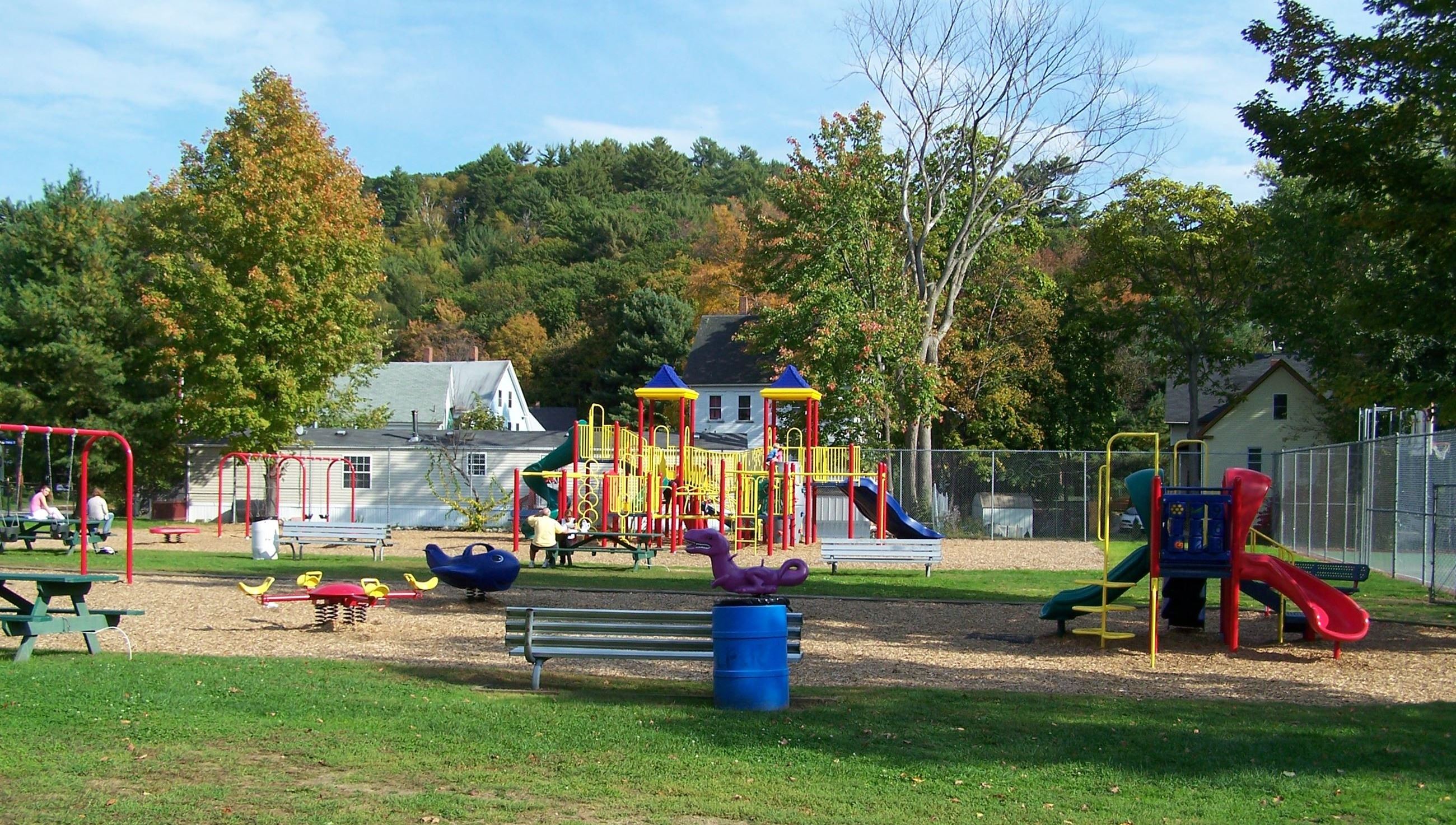 A photo of Sanborn Park's playground